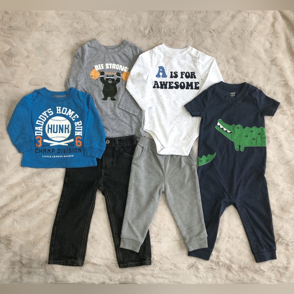 Bundle (6) of Baby Boy 18 Month Clothes